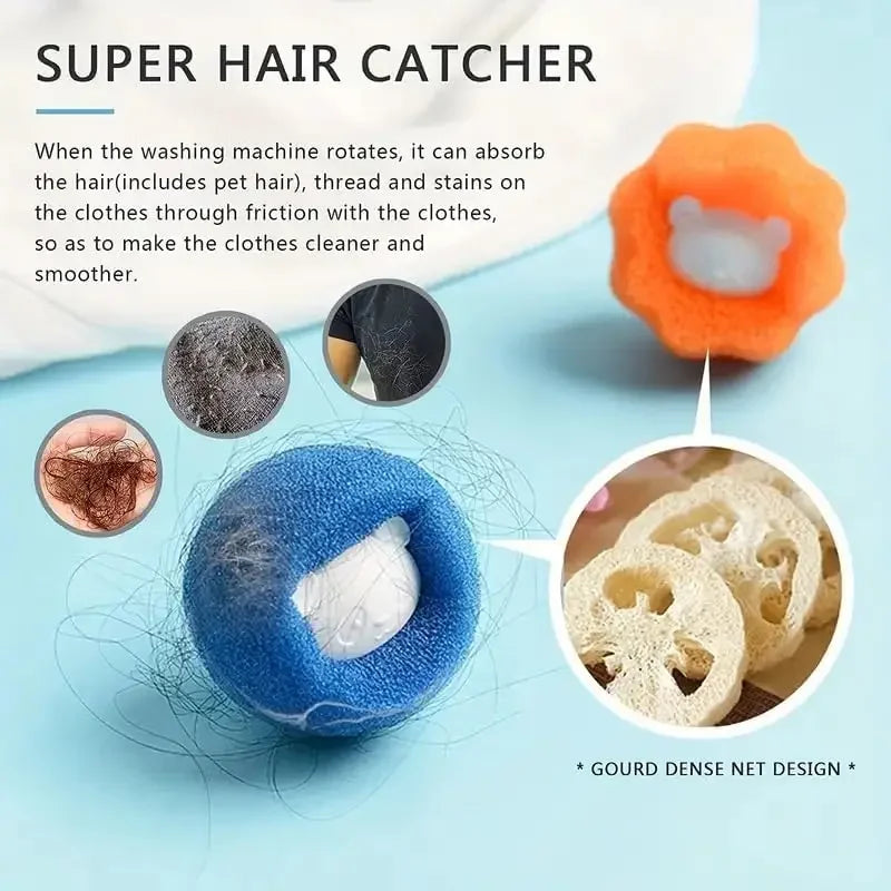 Laundry Washing Balls – Lint & Pet Hair Remover 6pcs Laundry Washing Balls PLUSH