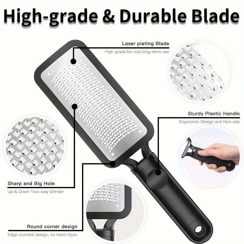 Double-Sided Stainless Steel Foot File & Pedicure Rasp | Ouriner Foot File Rasp PLUSH