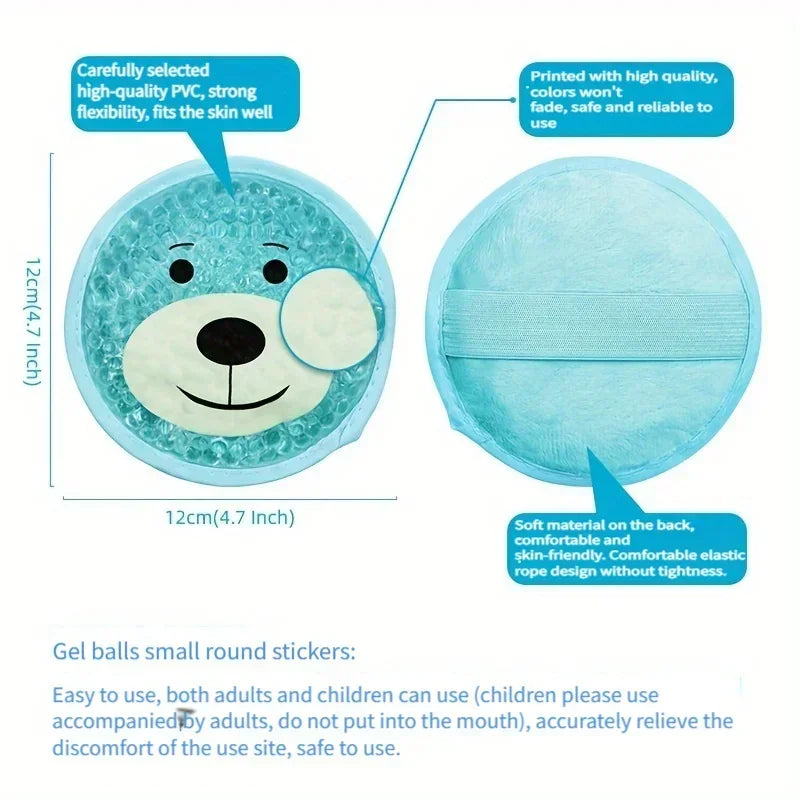 Reusable Cartoon Gel Ice Pack – Dual Hot & Cold Compress Gel Ice Pack PLUSH