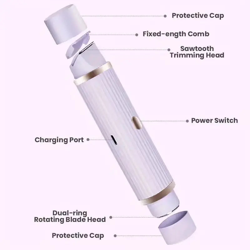 Portable 2-in-1 Dual Head Rechargeable Electric Shaver Electric Shaver PLUSH