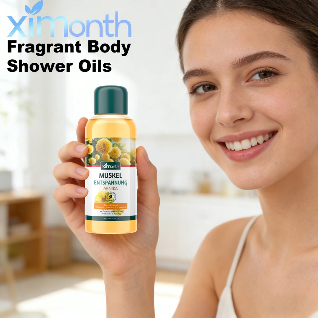 Ximonth Fragrant Body Bath Oil – Moisturizing Shower Oil 100ml Body Bath Oil PLUSH