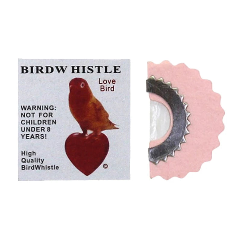 Magic Bird Whistle Tongue Warbler Caller Noisemaker Toy Novelty Whistle Toy PLUSH Pink