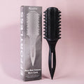 WANMEI 9-Row Curling Wave Comb – Anti-Tangle Hair Styler Hair Styling Comb PLUSH Black boxed