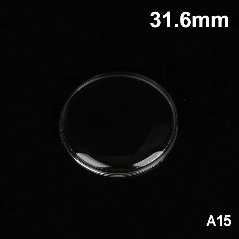 28mm–32.2mm Acrylic Watch Crystal Lens – Mirror Finish Cover Watch Crystal Lens PLUSH A15