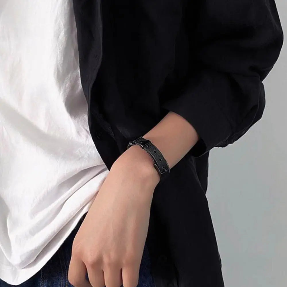 Titanium Steel Mesh Bracelet – Hip Hop Korean Style Unisex Fashion Bracelet PLUSH