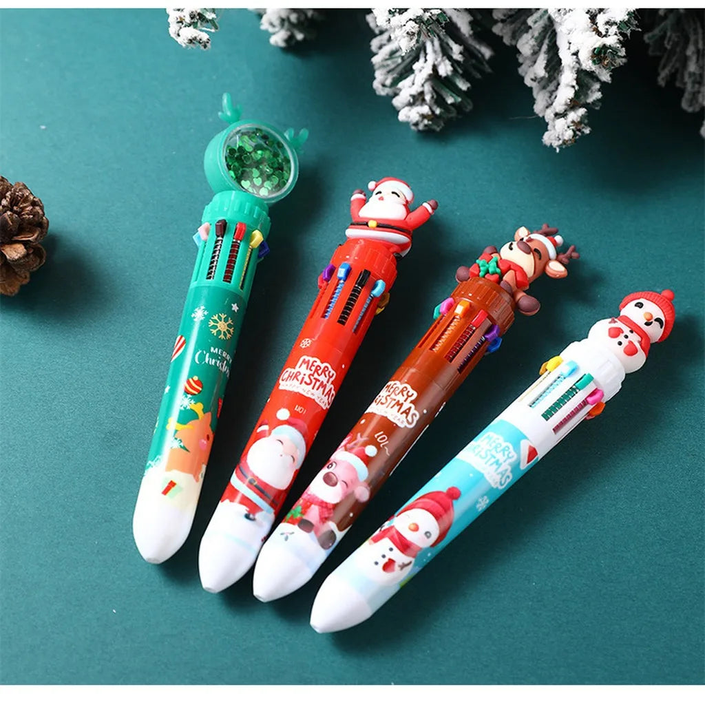 Christmas Stationery Set – Kids Notebook, Pen & Keychain Gift Holiday Stationery Set PLUSH