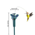 Solar Fluttering Hummingbird Garden Stake – Spinning Bird Toy Solar Garden Ornament PLUSH Random color