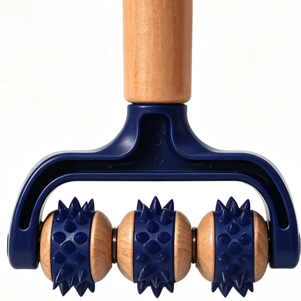 Wooden Handheld Massage Roller – Body, Neck & Legs Handheld Massage Roller PLUSH