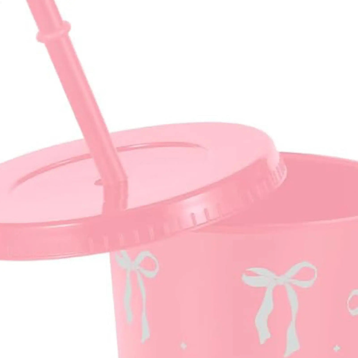 12-Pack Bow Tumbler Cups with Straw & Lid – 24oz Reusable Tumbler Cup Set PLUSH