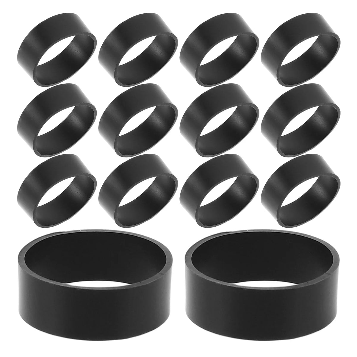 500pcs Reusable Silicone Cable Ties – Flexible Cord Rings Cable Management Ties PLUSH