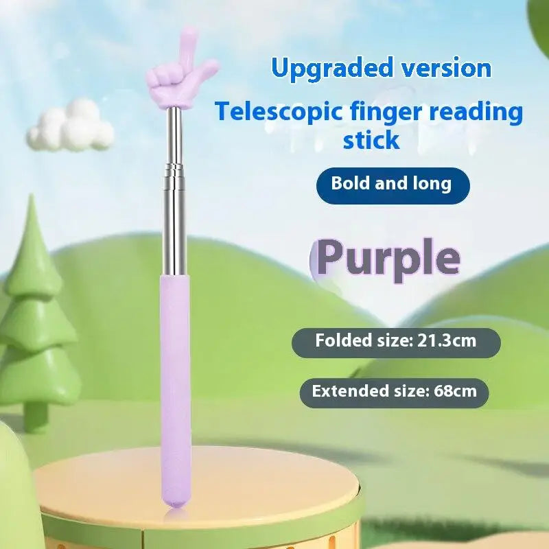 Telescopic Teaching Pointer Stick – Finger Tip Design 68cm Teaching Pointer Stick PLUSH style 4