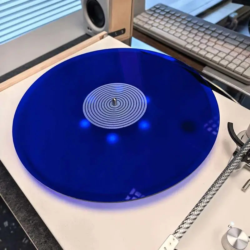 Acrylic Turntable Slipmat – Anti-Static Vinyl Record Player Mat Turntable Slipmat PLUSH A3