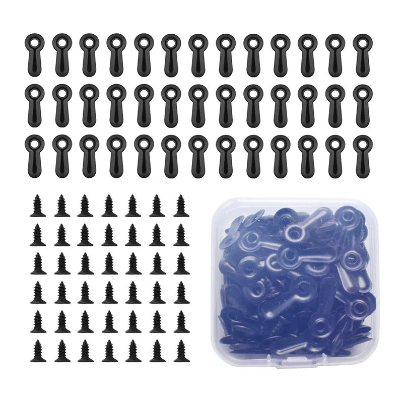 110pcs Rotating Turn Button Frame Backing Clips Hardware Kit Frame Hardware Kit PLUSH