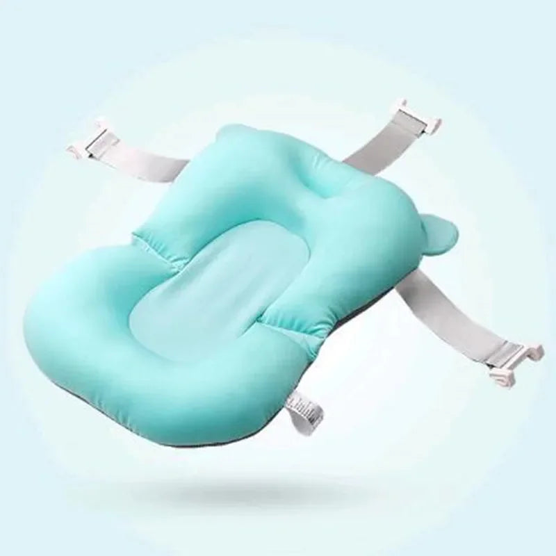 Foldable Baby Bath Seat Support Mat – Anti-Slip Tub Cushion Baby Bath Mat PLUSH