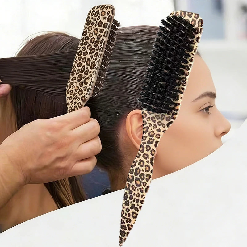 Slick Back Hair Brush – Edge Control, Ponytail & Bun Styling Hair Styling Brush PLUSH