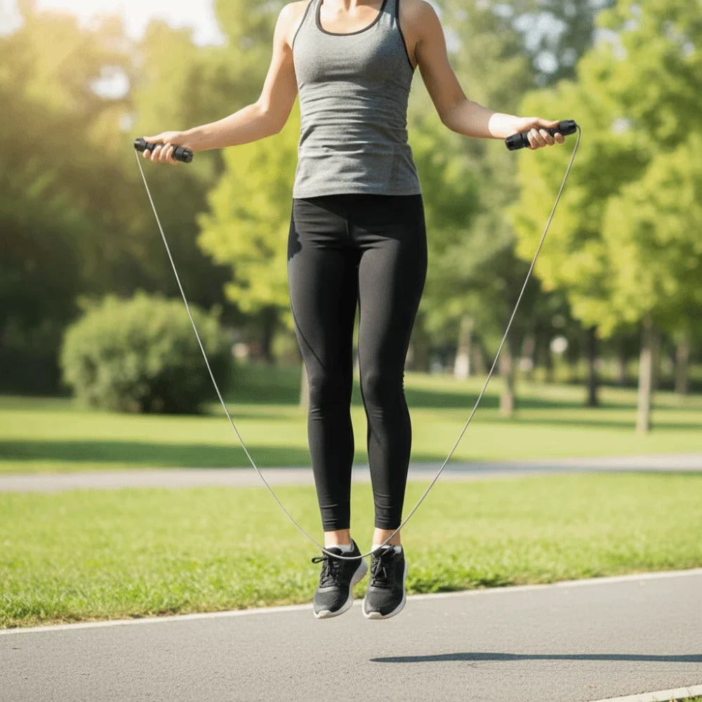 Adjustable Jump Rope – Foam Handles & Ball Bearing Speed Rope Speed Jump Rope PLUSH