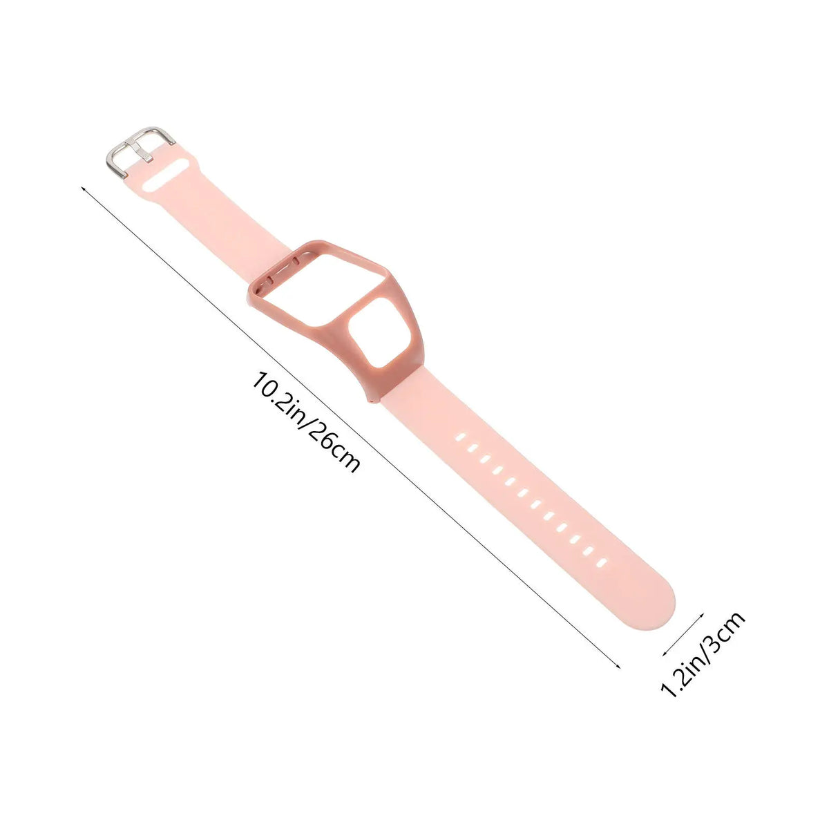Silicone GPS Sports Watch Band – Adjustable Replacement Strap Watch Band PLUSH