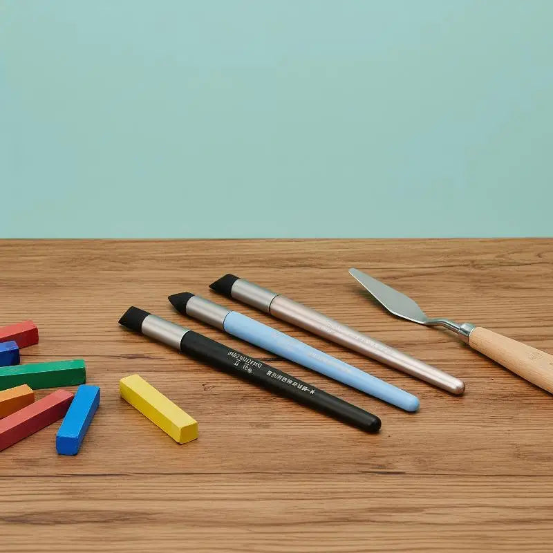 Sponge Smudge Pens for Oil Pastels – Multi-Shape Blending Stumps Art Blending Tools PLUSH