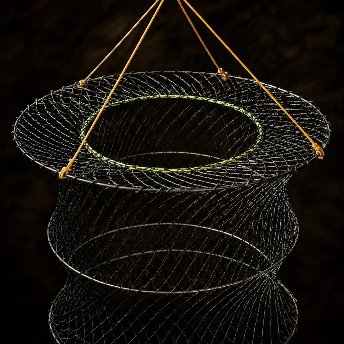 Portable Foldable Crab Trap – Stainless Steel Mesh Fishing Cage Crab Fishing Trap PLUSH