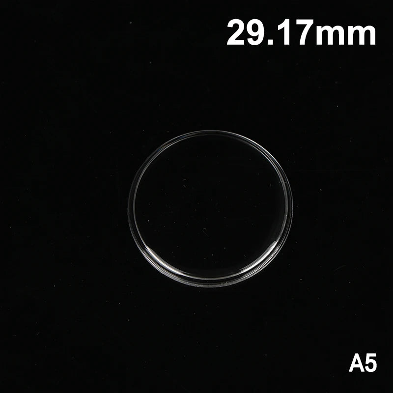 28mm–32.2mm Acrylic Watch Crystal Lens – Mirror Finish Cover Watch Crystal Lens PLUSH A5