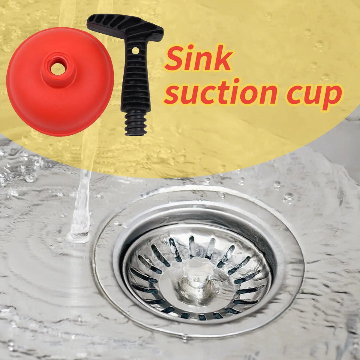 Mini Sink Drain Plunger – Suction Cup Clog Unblocker Tool Drain Plunger PLUSH