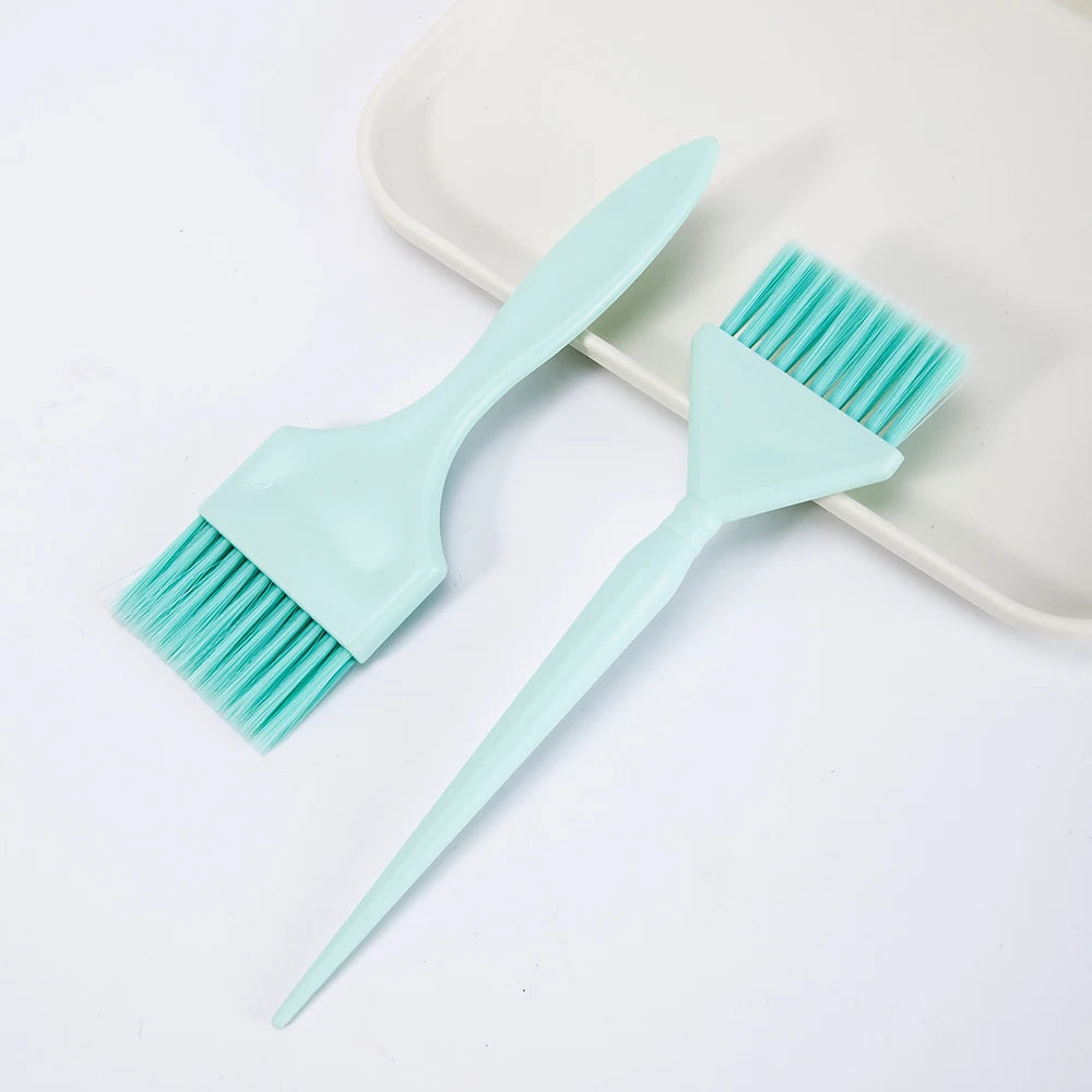 Professional Hair Dye Brush Set – Coloring & Tinting Tool Hair Dye Brush Set PLUSH 2pcs Green