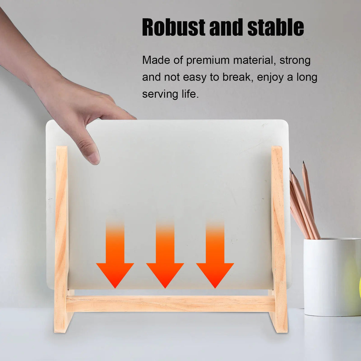 Foxnovo Wood Laptop Stand – Ergonomic Desk Riser Laptop Desk Stand PLUSH Default Title