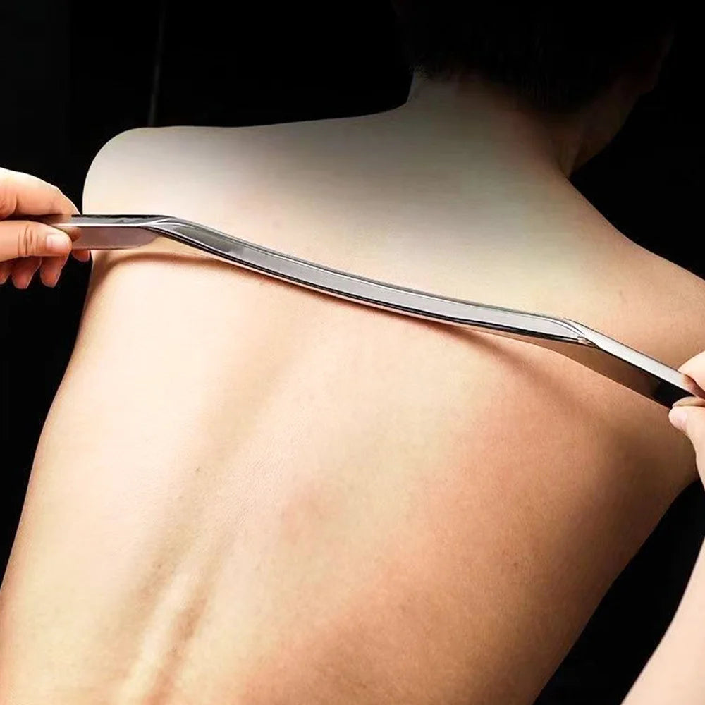 Stainless Steel Fascia Guasha Scraping Tool – Back & Body Fascia Scraping Tool PLUSH