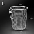 304 Stainless Steel Wall-Mount Chopstick Holder & Drainer Utensil Holder Rack PLUSH L