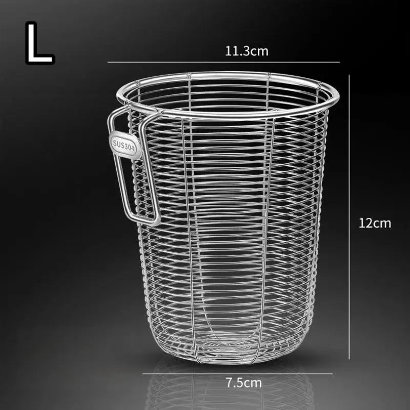 304 Stainless Steel Wall-Mount Chopstick Holder & Drainer Utensil Holder Rack PLUSH L