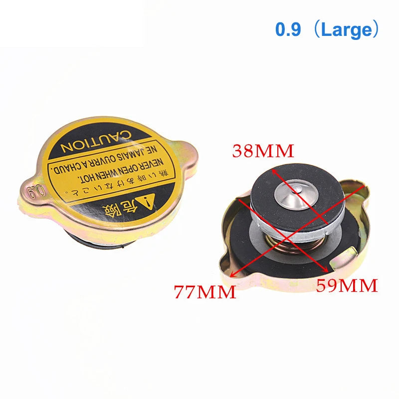Universal Radiator Cap 0.9 & 1.1 Bar – Metal Coolant Cap Radiator Cap PLUSH A3