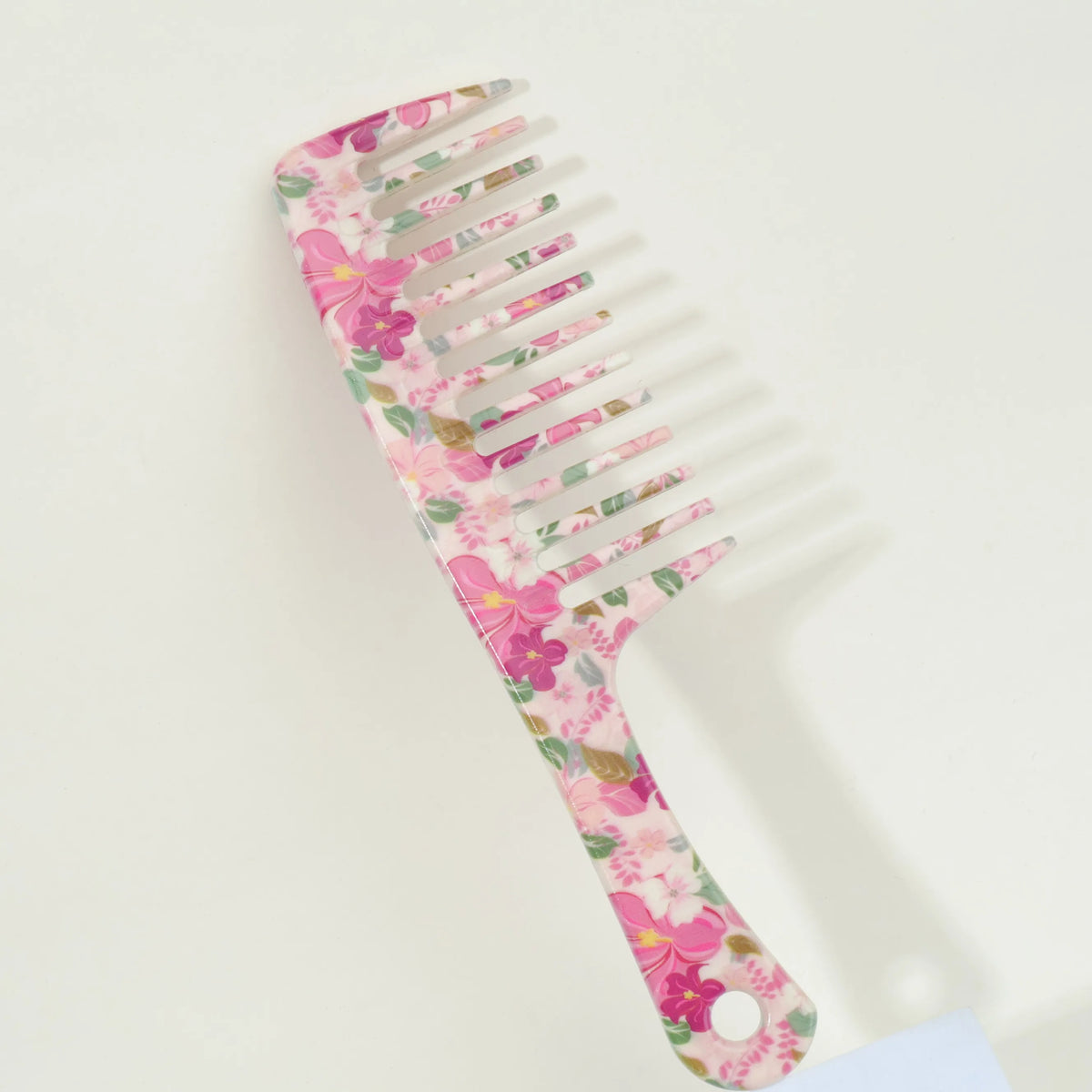 Pink Wide-Tooth Hair Comb – Easy Detangling, All Hair Types Wide-Tooth Hair Comb PLUSH 1pcs