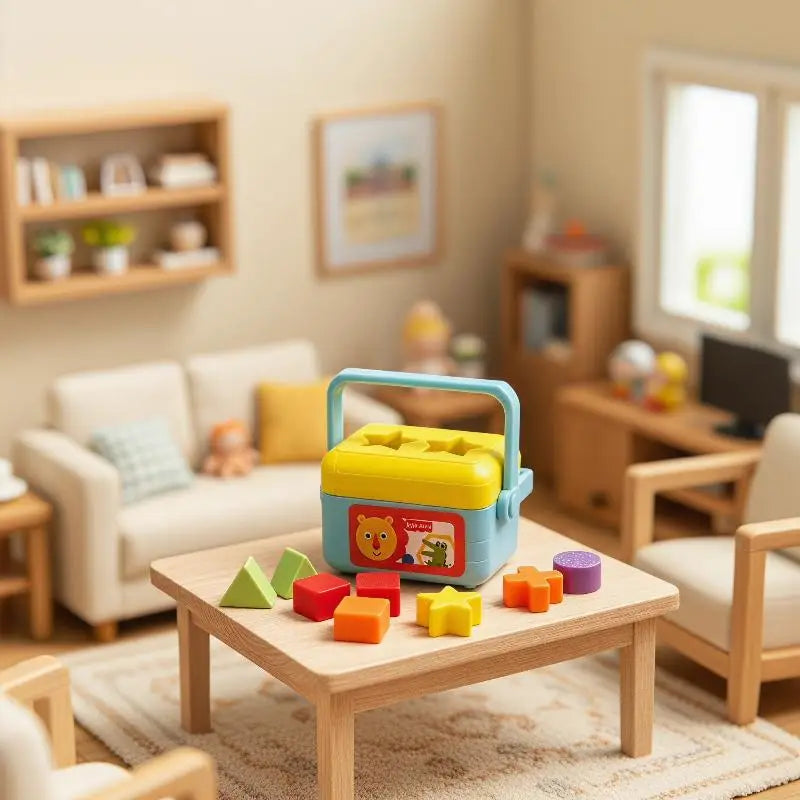 1:12 Miniature Shape Sorting Toy Set – Dollhouse Accessory Dollhouse Accessory PLUSH