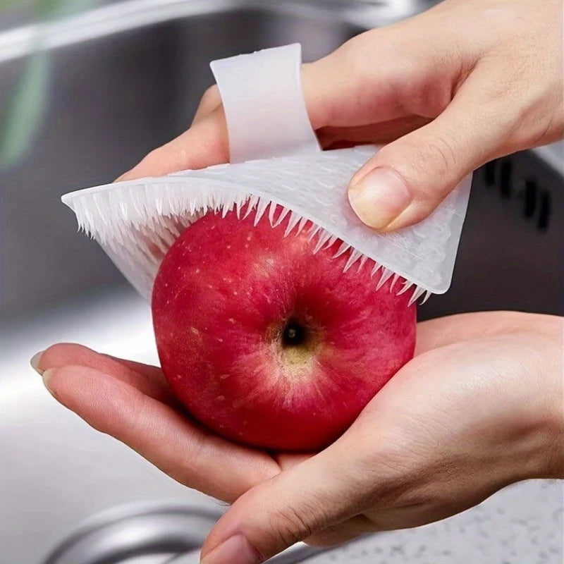 Bendable Fruit & Vegetable Cleaning Brush – Kitchen Scrubber Vegetable Cleaning Brush PLUSH