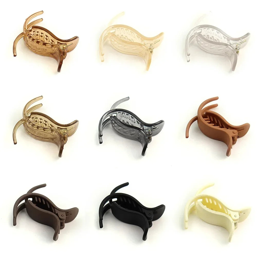 Frosted Acrylic Round Hair Claw Clip – Shark Clip Barrette Hair Claw Clip PLUSH