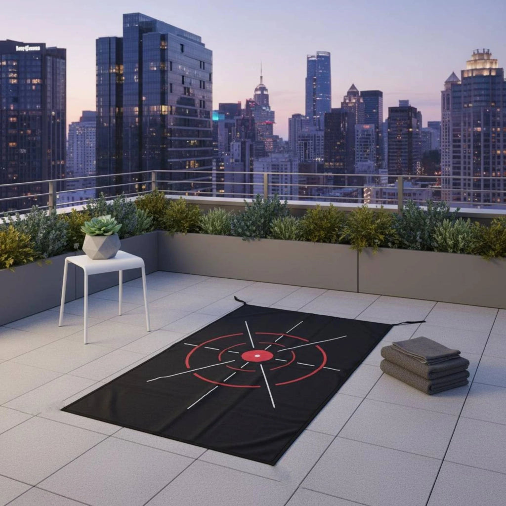 Golf Target Practice Mat | Concentric Rings Training Aid Golf Training Mat PLUSH Default Title