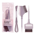 Hair Dye Brush Kit – 2 Brushes & Mixing Bowl | Salon & Home Hair Dye Tool Kit PLUSH Purple set