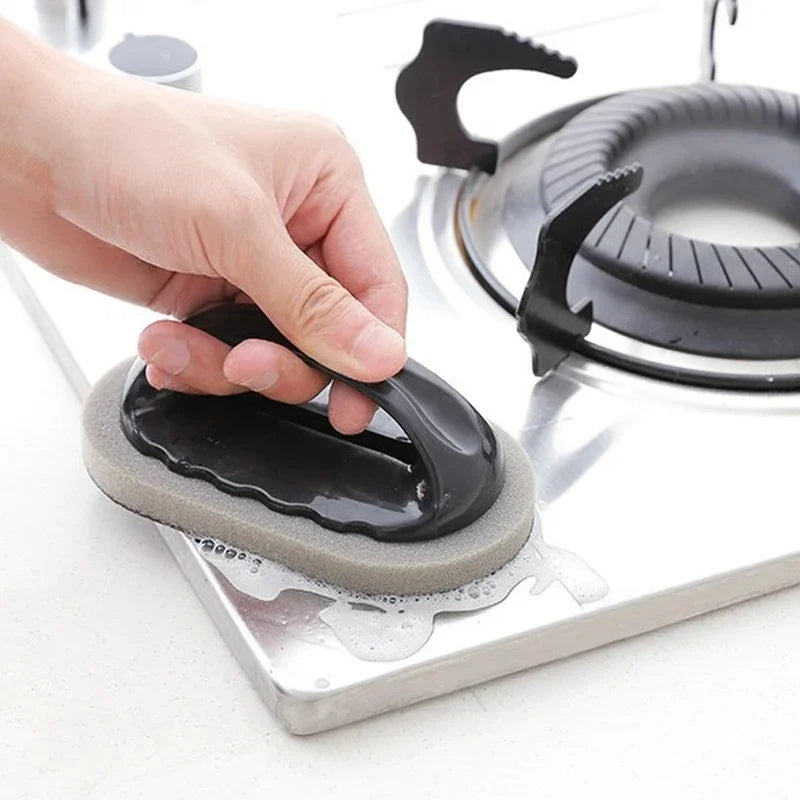Magic Emery Sponge Eraser Brush – Kitchen & Bath Cleaner Cleaning Brush PLUSH