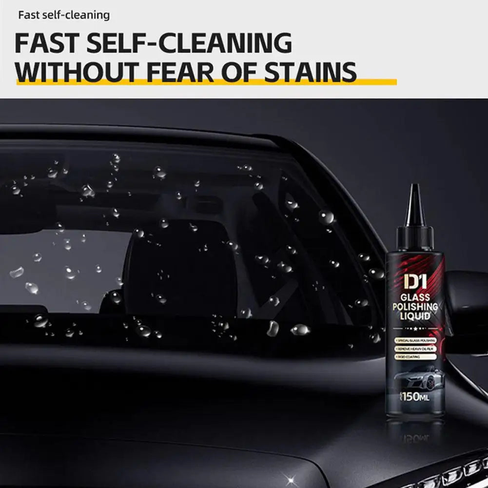 Car Glass Polishing Paste – Water Spot & Film Remover Kit Auto Glass Polish PLUSH