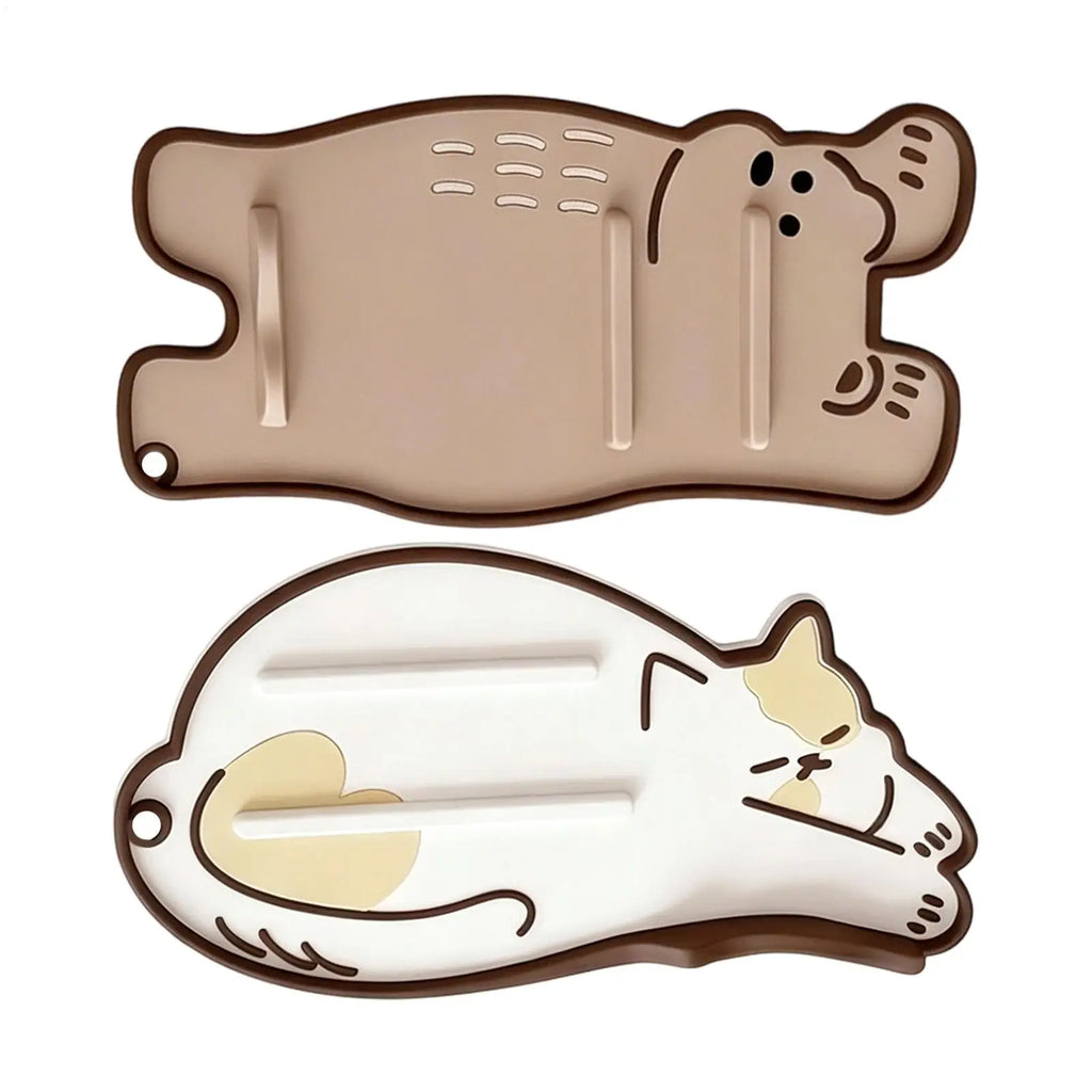 Cute Animal Silicone Pot Lid Holder & Kitchen Spoon Rest Kitchen Spoon Rest PLUSH