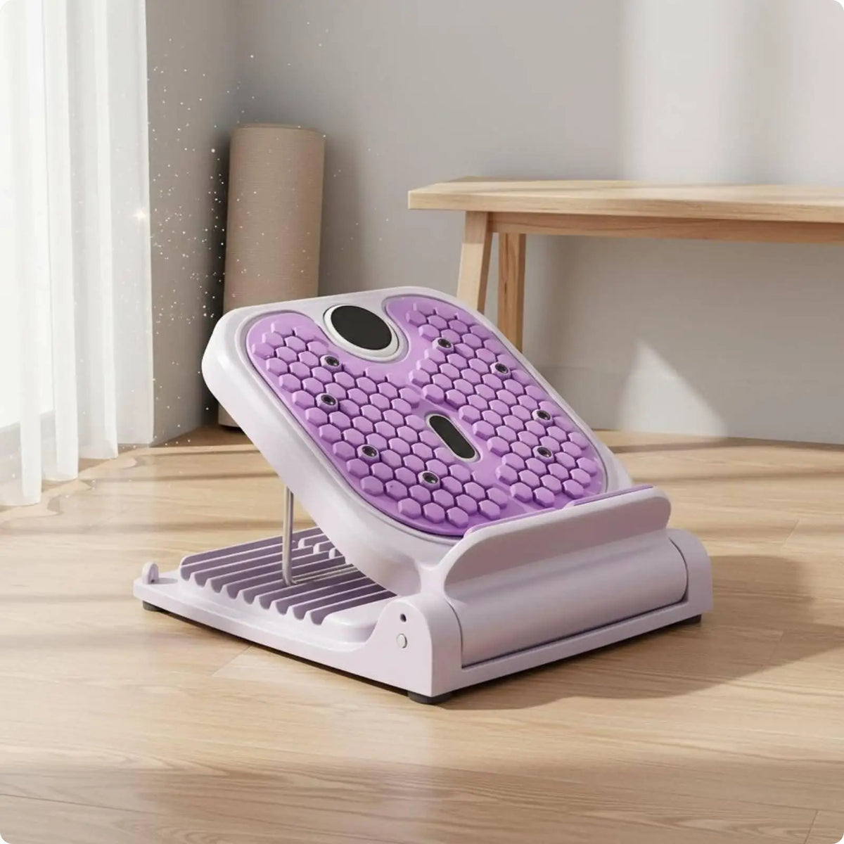 Leg Stretching Board – 10 Angles, Non-Slip Calf Stretcher Stretching Board PLUSH