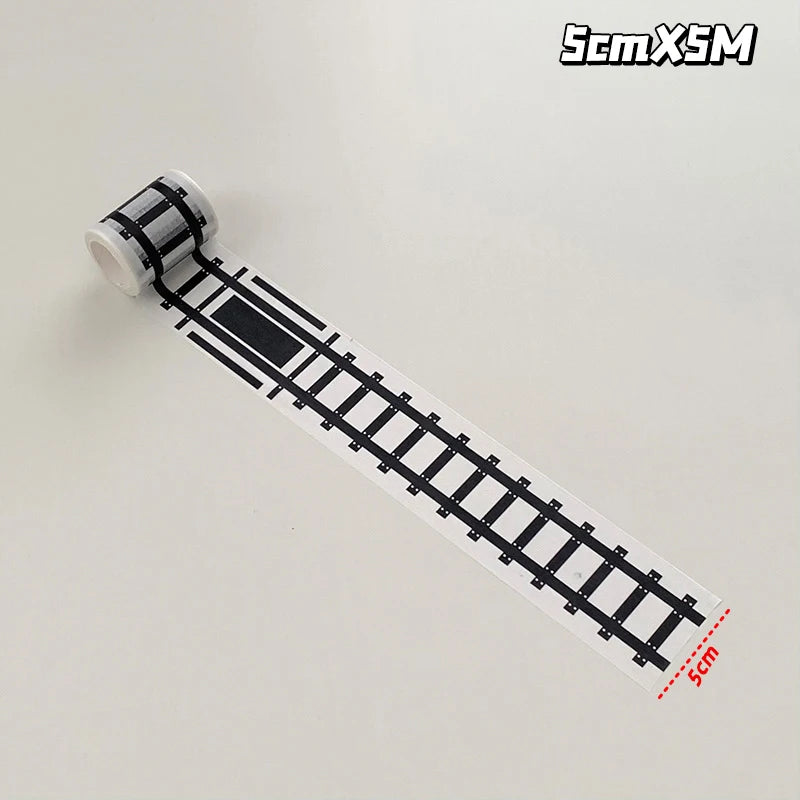 Reusable Cartoon Road Track Tape – Racing Party Decor Road Track Tape PLUSH A3