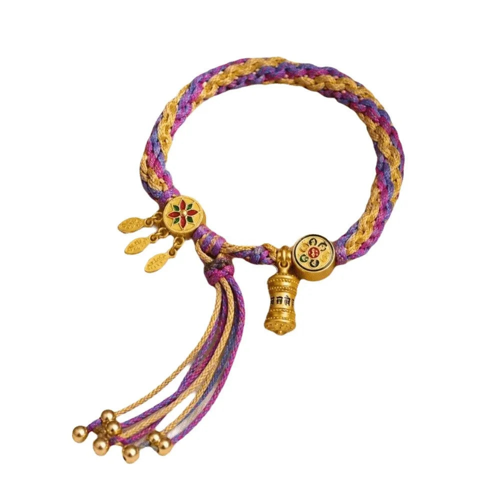 Multi-Color Adjustable Rope Bracelet – Vintage Animal Style Fashion Bracelet PLUSH Style 8