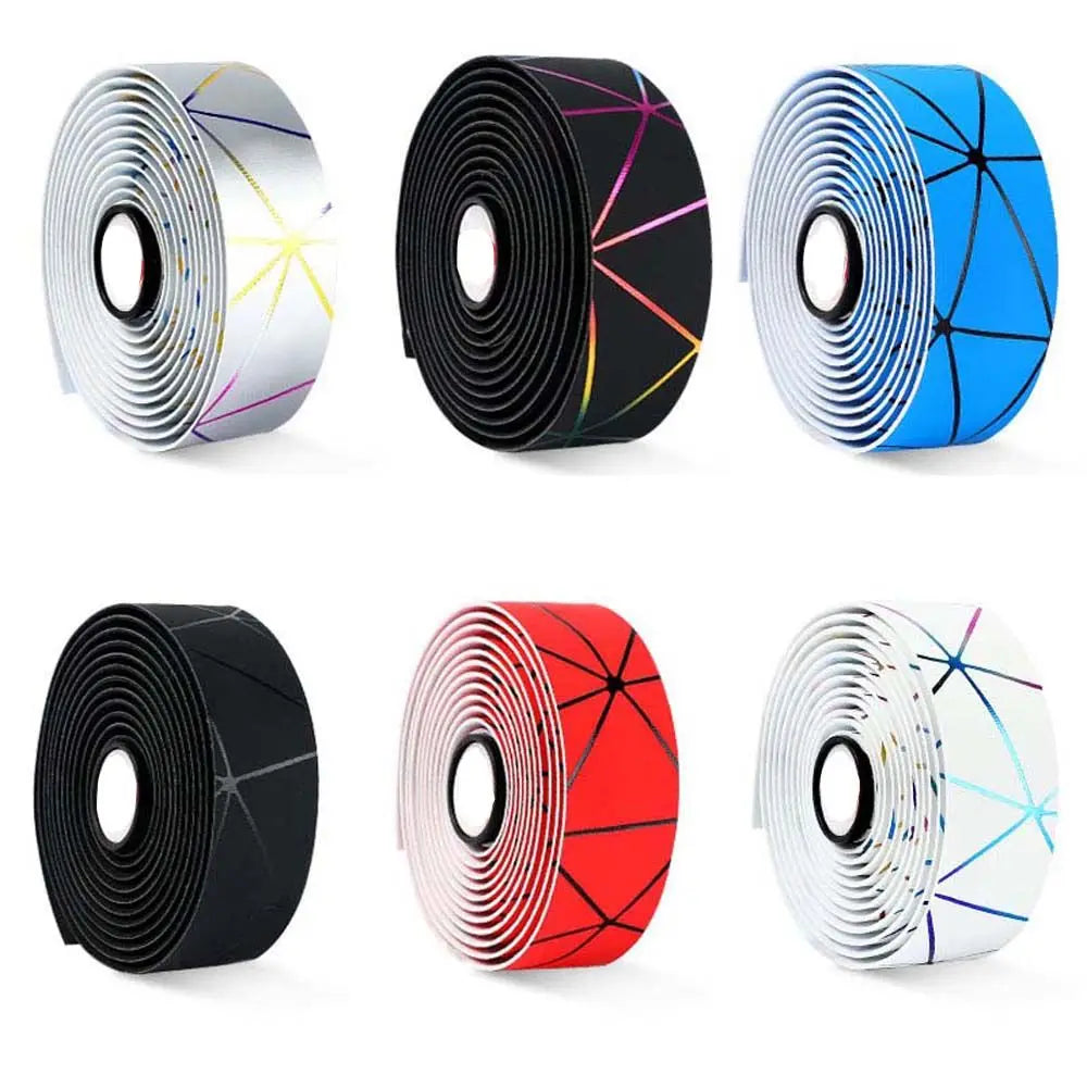 Anti-Vibration EVA+PU Bicycle Handlebar Tape with Bar Plugs Bicycle Handlebar Tape PLUSH