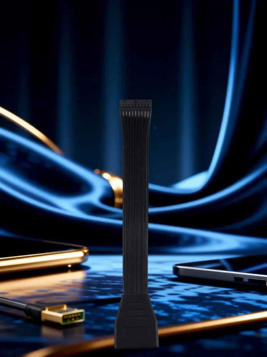 Foxnovo USB 3.0 19-Pin Motherboard Adapter Ribbon Cable 5Gbps Motherboard USB Adapter PLUSH Default Title