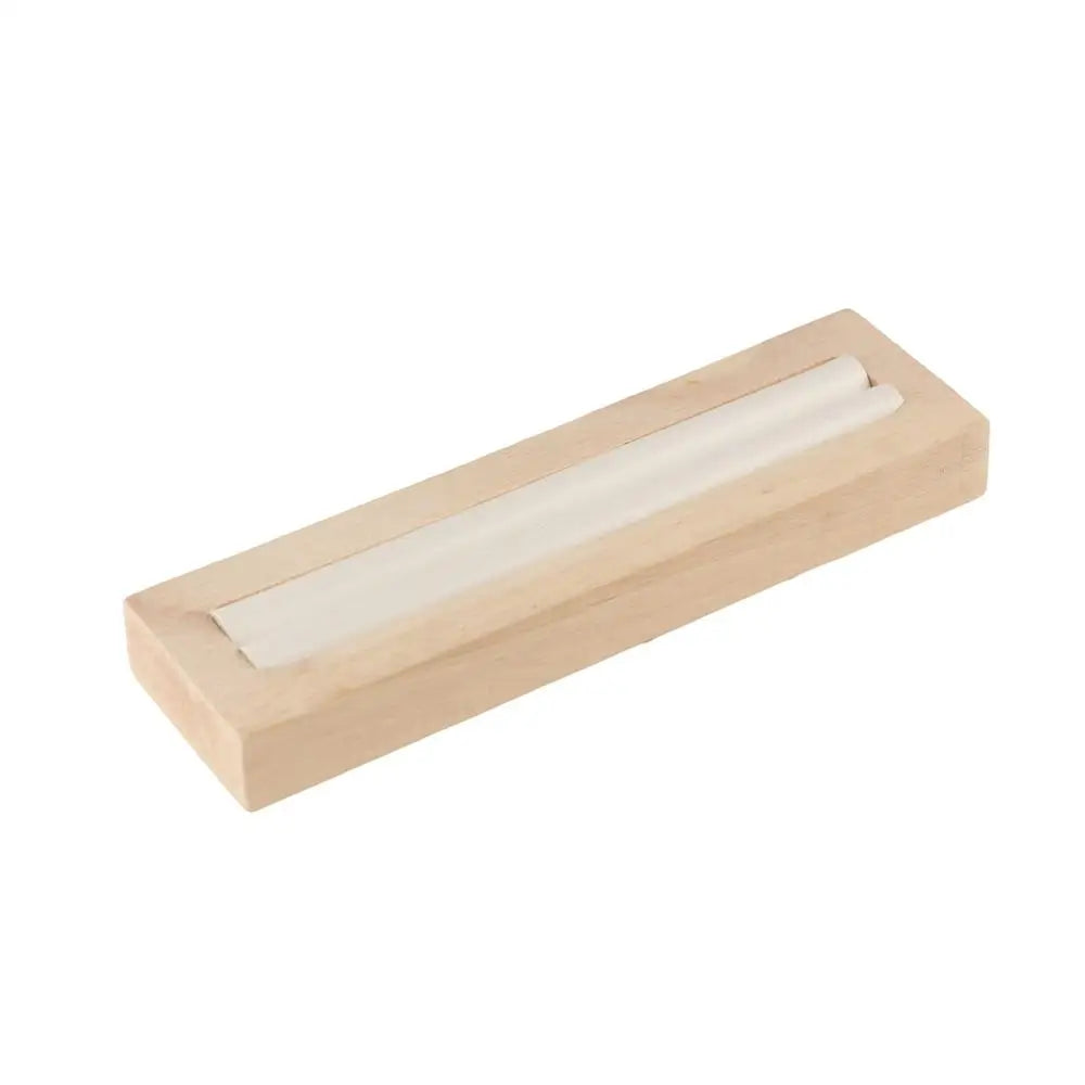 Wooden Ring Holder Display Stand – 1 Slot Ring Organizer Ring Display Stand PLUSH style 1