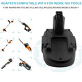 Worx WA1820 Adapter 18/20V Li-Ion to 18V NiCad Power Tools Battery Adapter PLUSH france