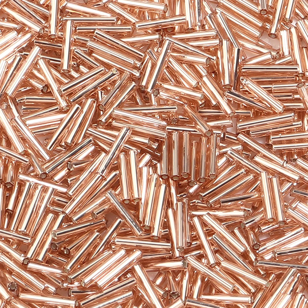 Silver Filled Glass Tube & Seed Beads 10g – DIY Jewelry Making Jewelry Making Beads PLUSH champagne 10g
