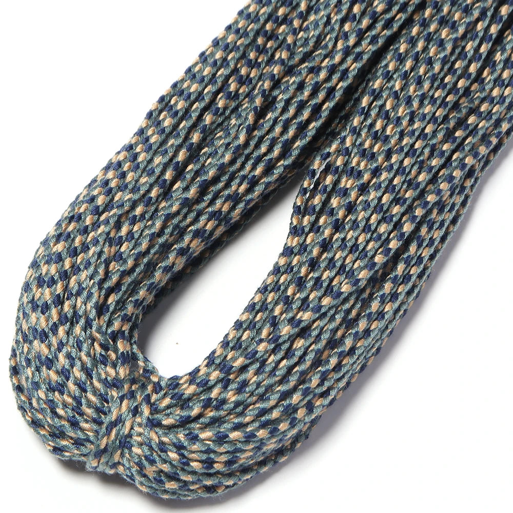 10 Yards Bohemian Multicolor Braided Cotton Cord – DIY Jewelry Braided Craft Cord PLUSH deep green 2mm