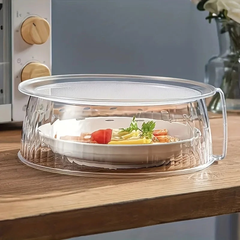 Microwave Splash Guard – 360° Splatter Cover, Heat Resistant Microwave Splatter Cover PLUSH